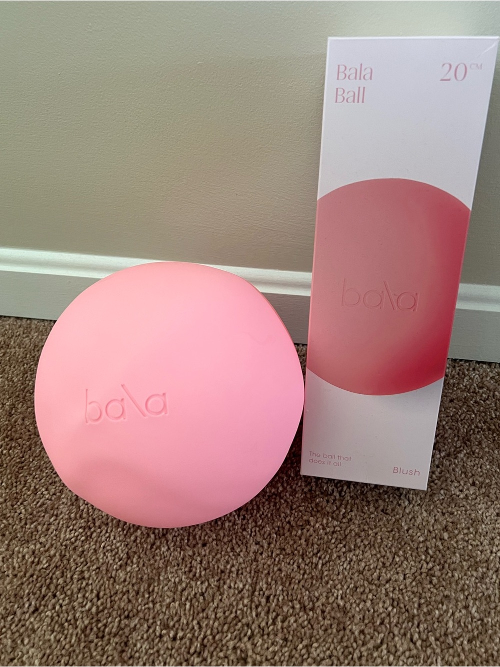 Bala Blush Pink Mini Exercise Ball